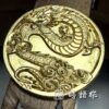 龍五芒星-直徑7公分｜925銀｜黃銅