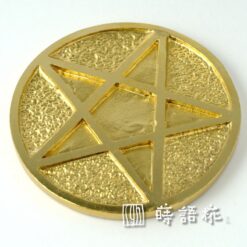 Alternative view of 龍五芒星-直徑7公分｜925銀｜黃銅